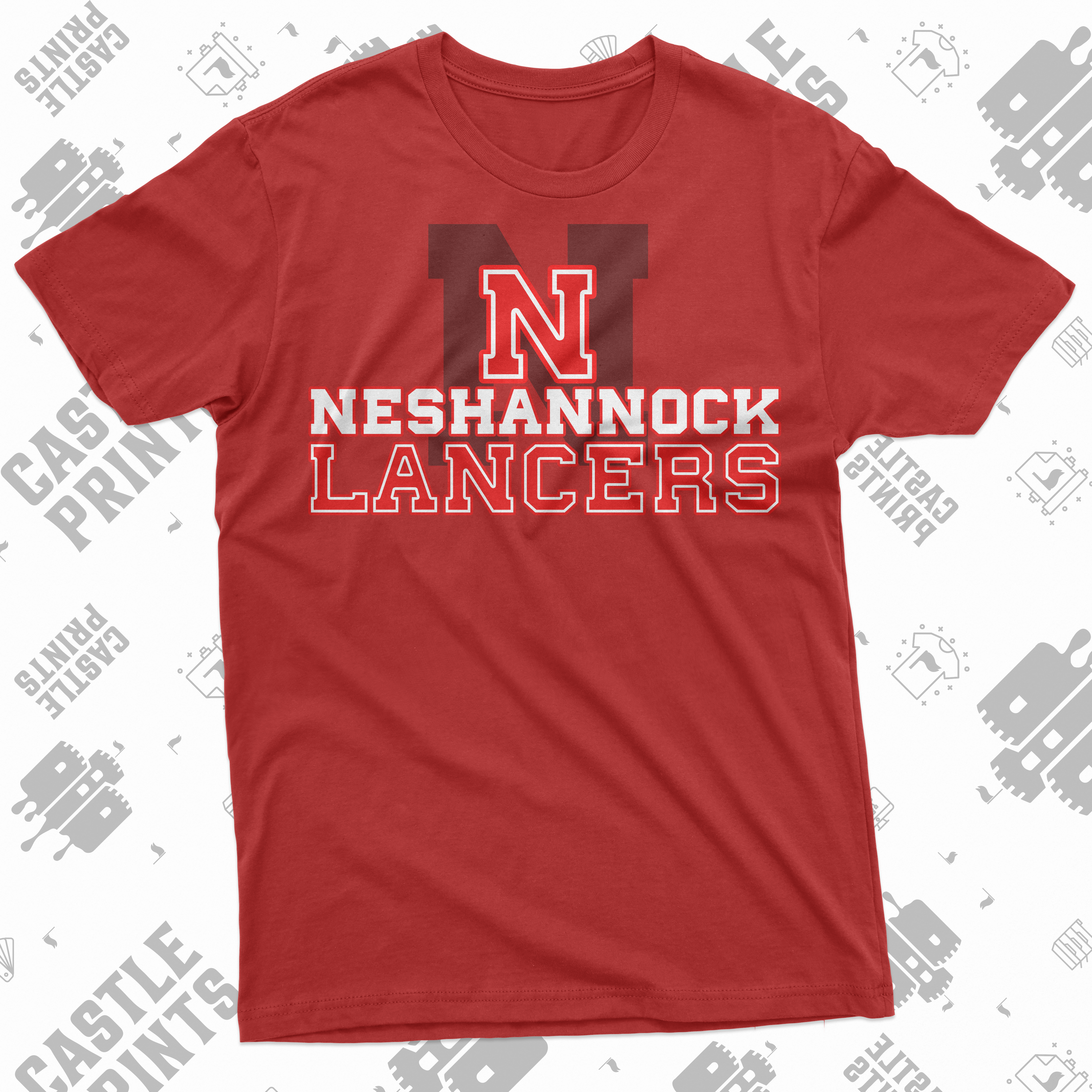 Neshannock Lancers Spirit Tee – Classic Red